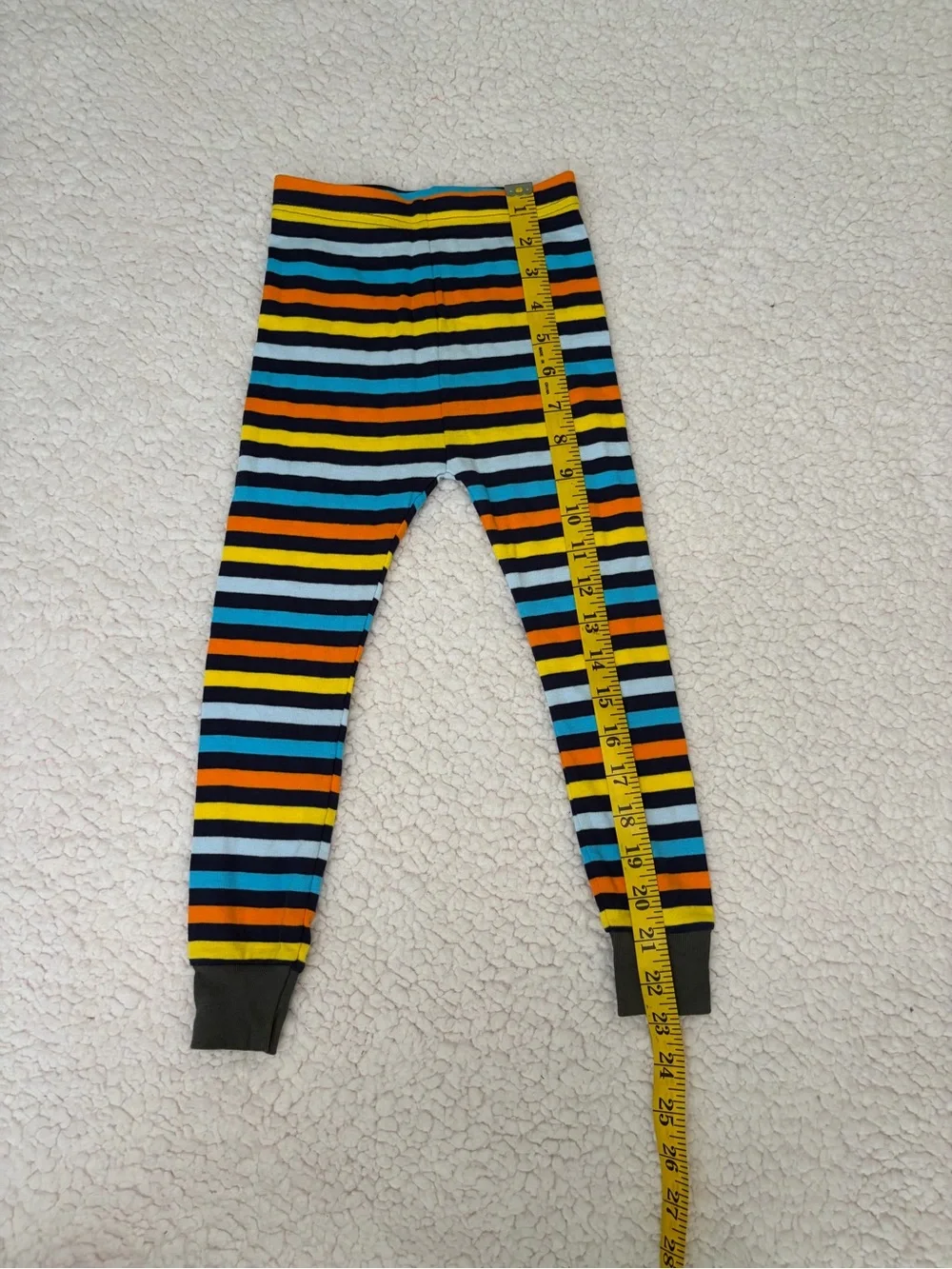 Kids Striped Cozy Stretch Bottoms - Multi Color
